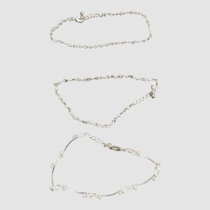 Avon Pretty Faux Pearl Anklet set